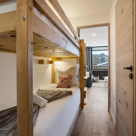 Апартаменты Charming 6-person Flat - Heart Of Val Thorens, 3 Vallees Area