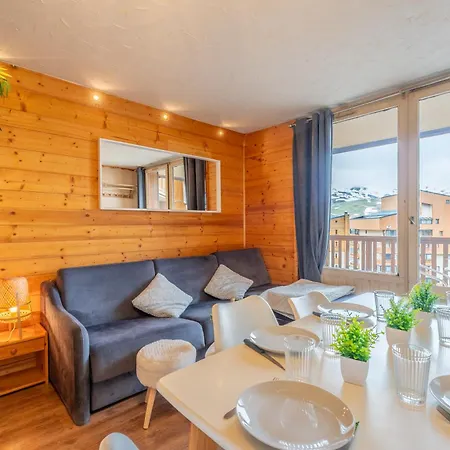Апартаменты Charming 6-person Flat - Heart Of Val Thorens, 3 Vallees Area *